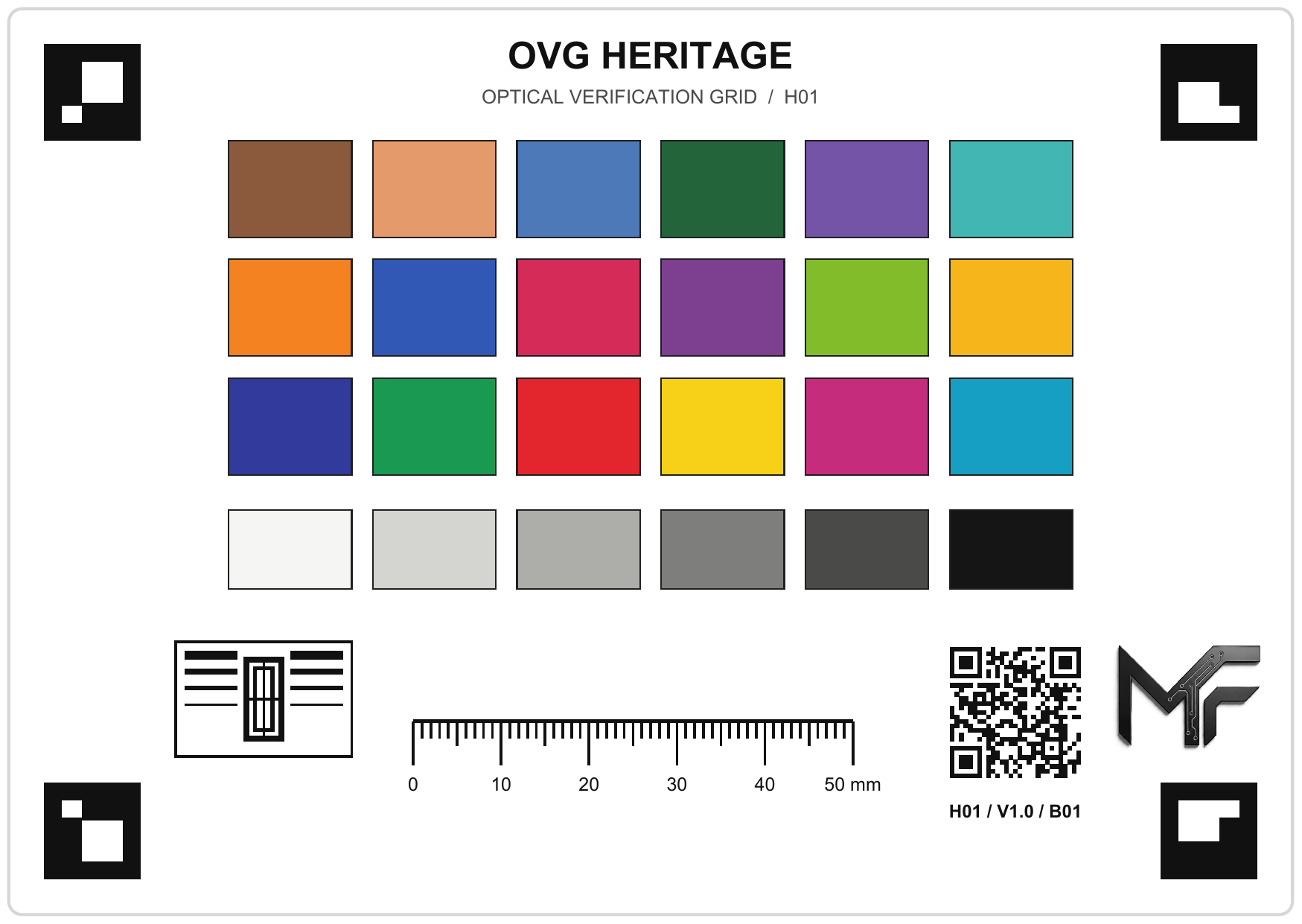 Piastrina di riferimento OVG Heritage H01